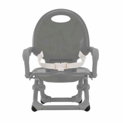 Chicco - Tragbarer Kinderstuhl mit Sitzerhöhung POCKET SNACK grau