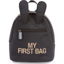 Childhome – Kinderrucksack MY FIRST BAG schwarz