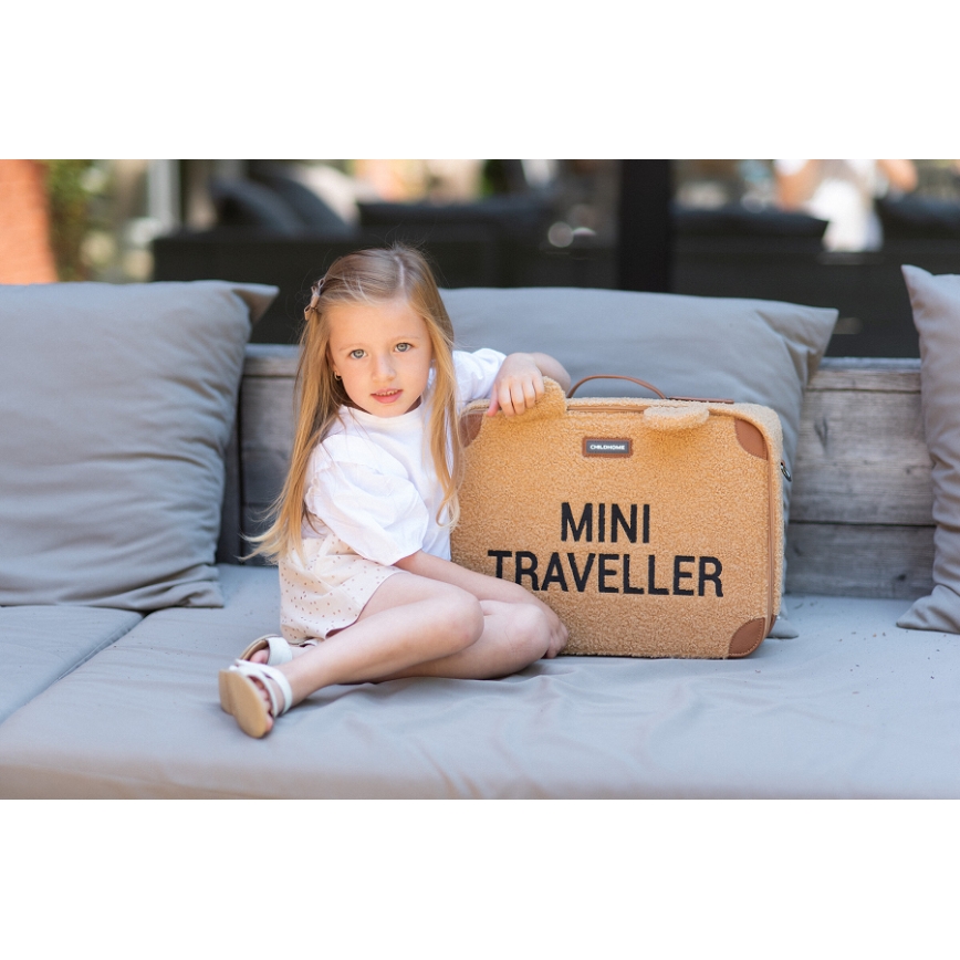 Childhome - Reisekoffer für Kinder TEDDY braun