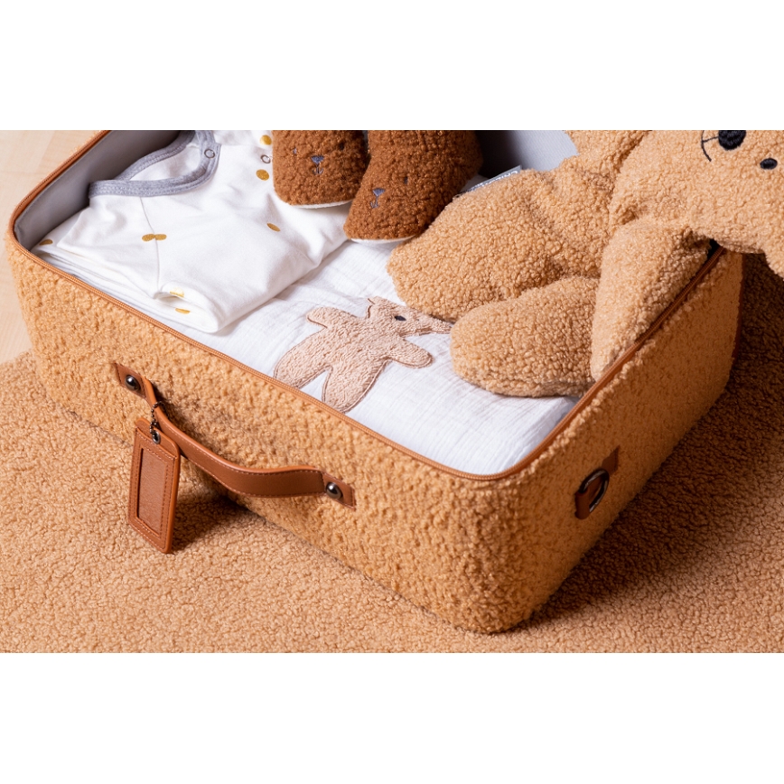 Childhome - Reisekoffer für Kinder TEDDY braun