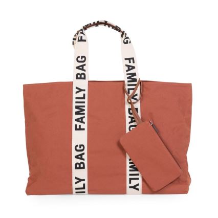 Childhome - Reisetasche FAMILY BAG CANVAS orange