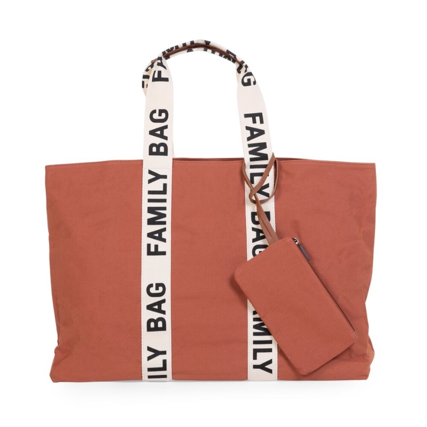 Childhome - Reisetasche FAMILY BAG CANVAS orange