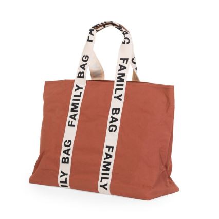 Childhome - Reisetasche FAMILY BAG CANVAS orange