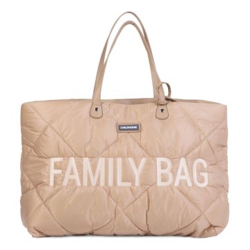 Childhome - Reisetasche FAMILY BAG PUFFERED cremefarben