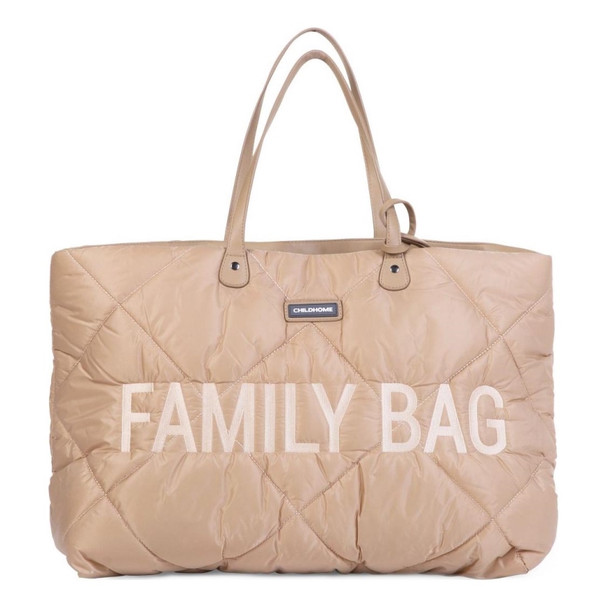 Childhome - Reisetasche FAMILY BAG PUFFERED cremefarben