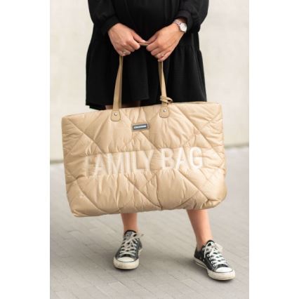 Childhome - Reisetasche FAMILY BAG PUFFERED cremefarben