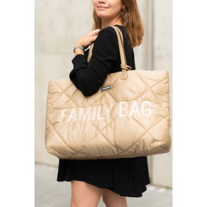 Childhome - Reisetasche FAMILY BAG PUFFERED cremefarben