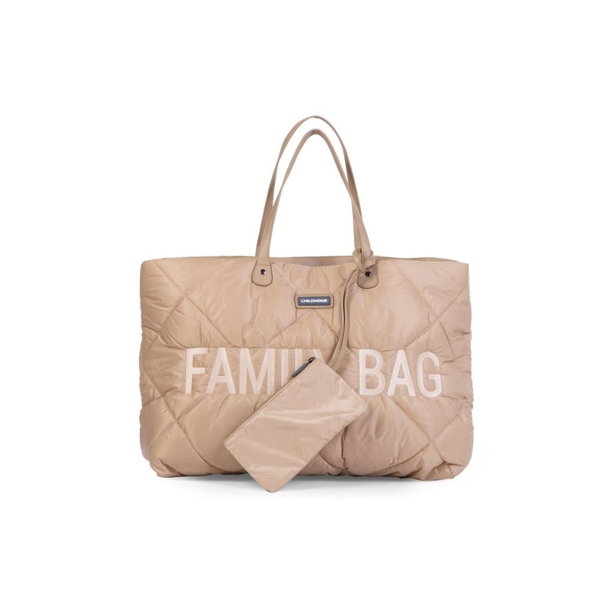 Childhome - Reisetasche FAMILY BAG PUFFERED cremefarben