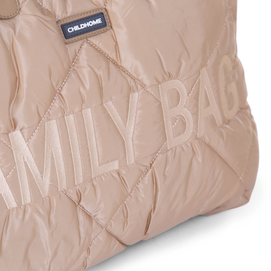 Childhome - Reisetasche FAMILY BAG PUFFERED cremefarben