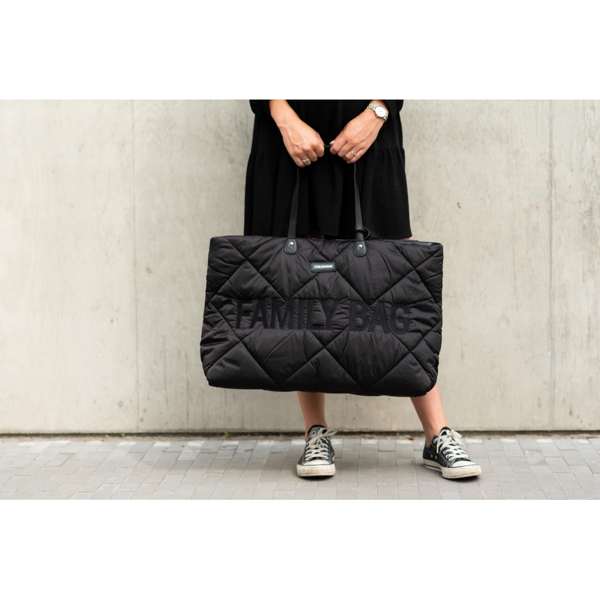 Childhome – Reisetasche FAMILY BAG schwarz