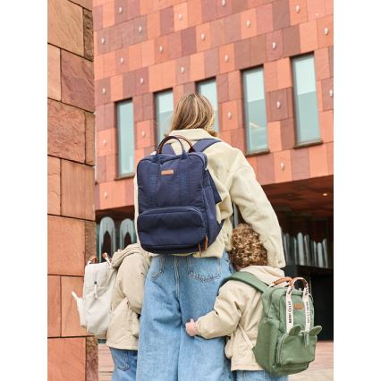 Childhome - Wickelrucksack FAMILY CLUB blau