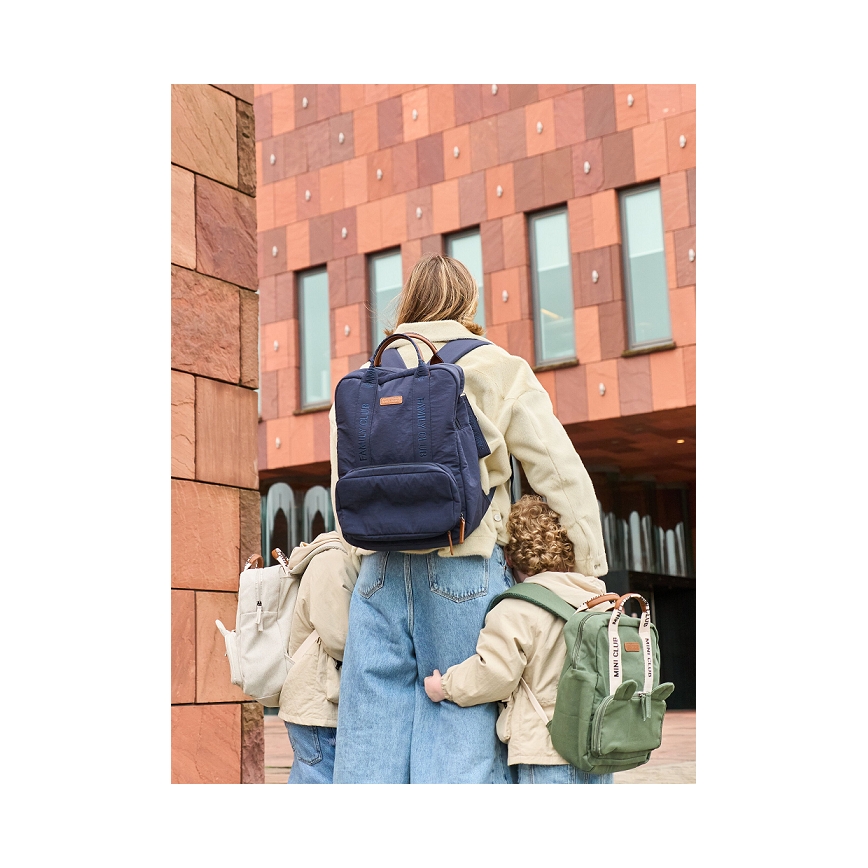 Childhome - Wickelrucksack FAMILY CLUB blau