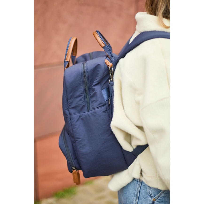 Childhome - Wickelrucksack FAMILY CLUB blau