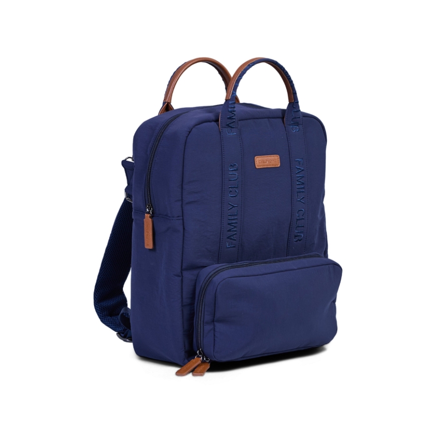 Childhome - Wickelrucksack FAMILY CLUB blau