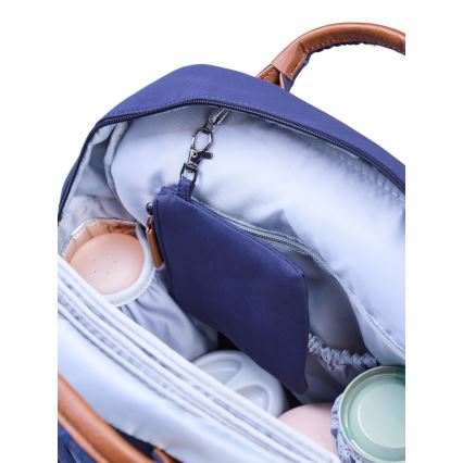 Childhome - Wickelrucksack FAMILY CLUB blau