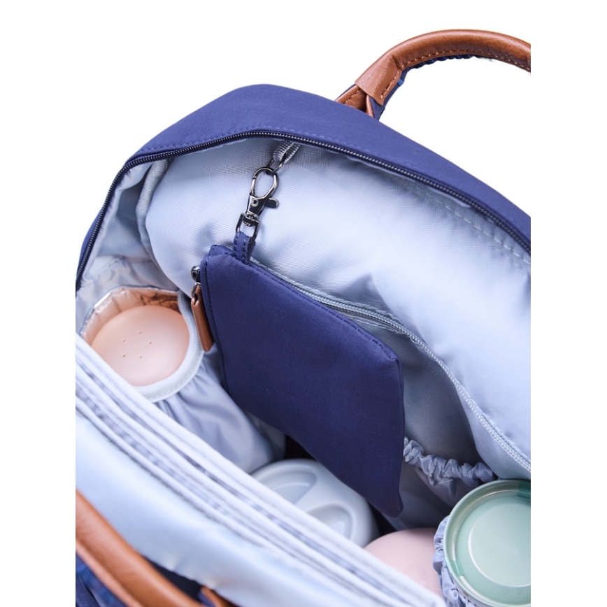 Childhome - Wickelrucksack FAMILY CLUB blau