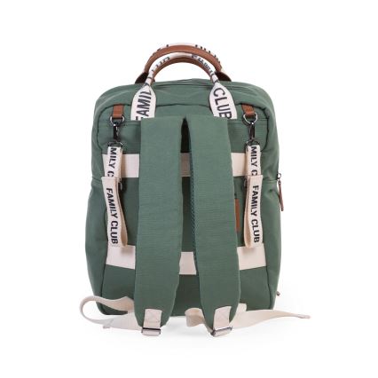 Childhome - Wickelrucksack FAMILY CLUB grün