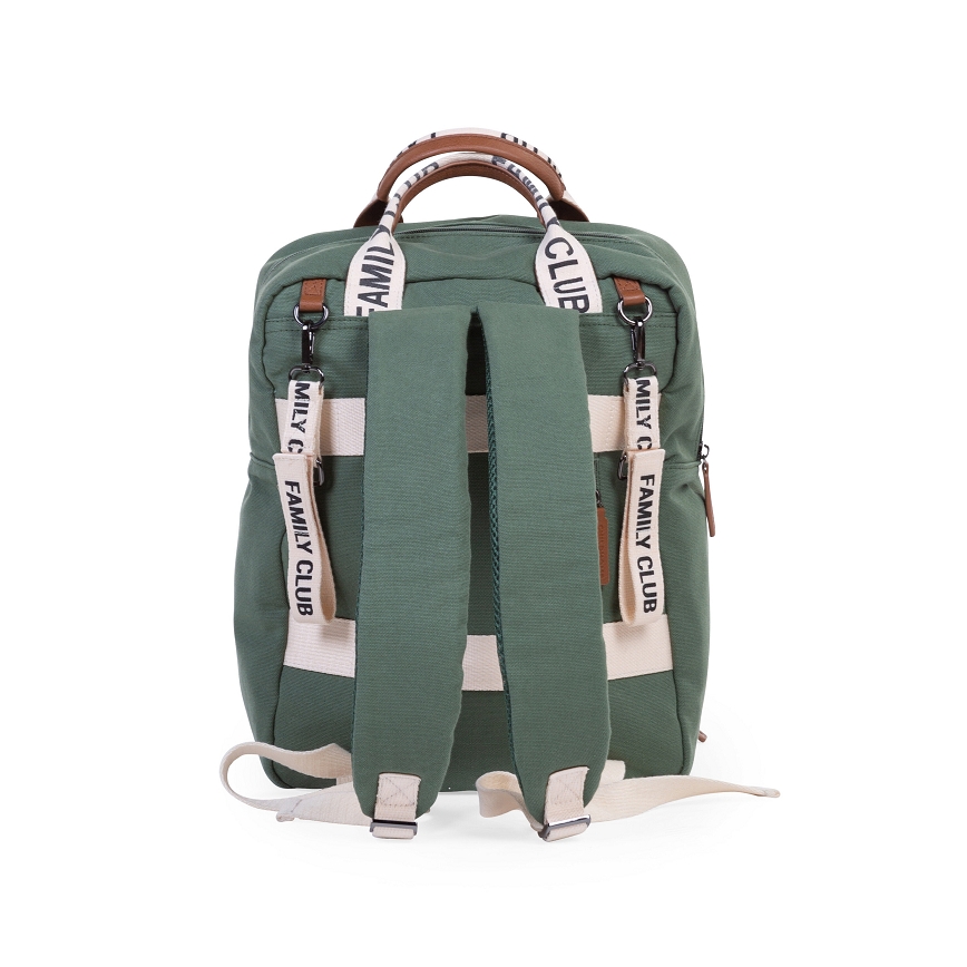 Childhome - Wickelrucksack FAMILY CLUB grün