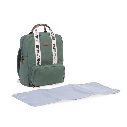 Childhome - Wickelrucksack FAMILY CLUB grün