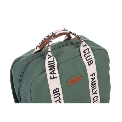Childhome - Wickelrucksack FAMILY CLUB grün