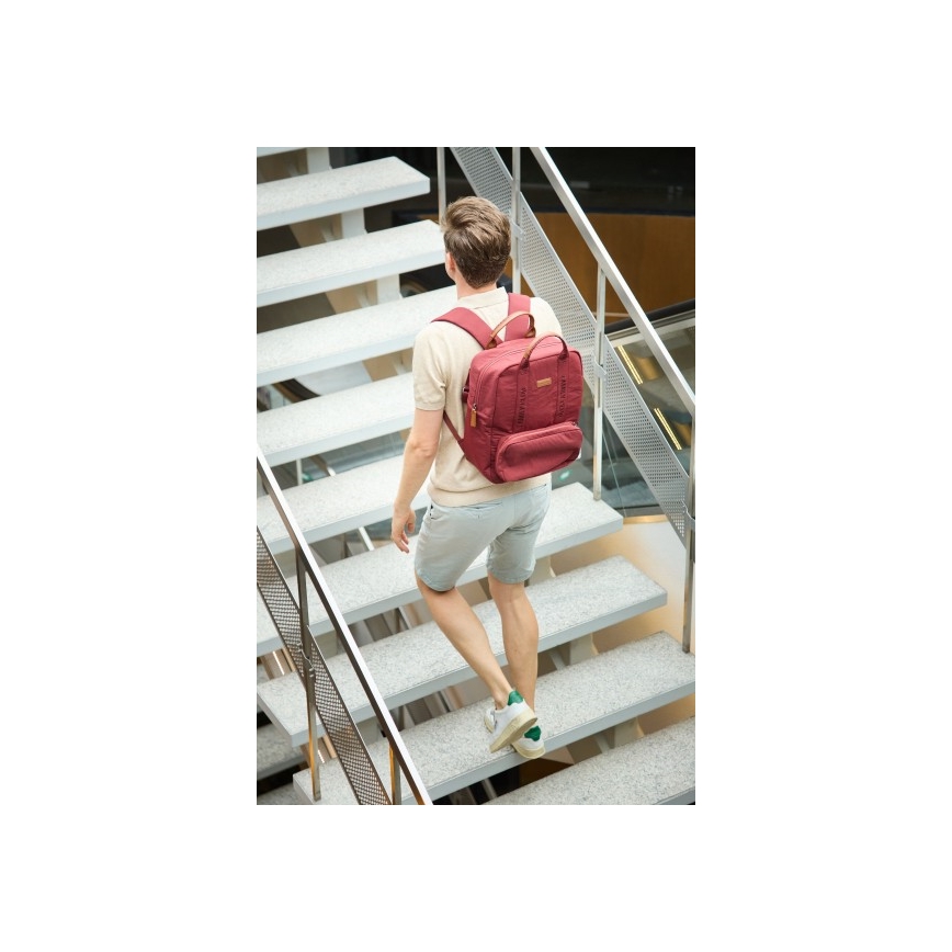 Childhome - Wickelrucksack FAMILY CLUB rot
