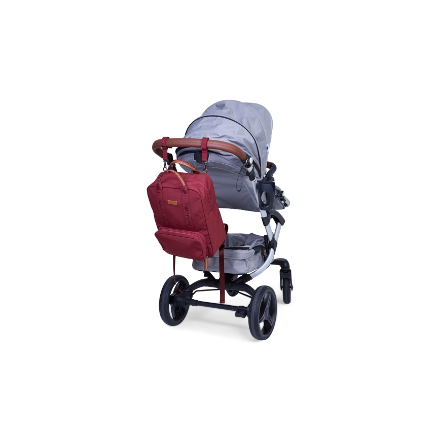 Childhome - Wickelrucksack FAMILY CLUB rot