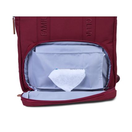 Childhome - Wickelrucksack FAMILY CLUB rot