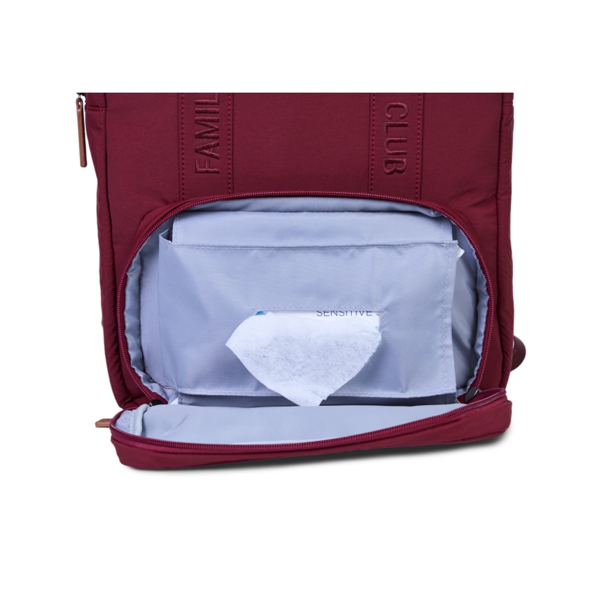Childhome - Wickelrucksack FAMILY CLUB rot