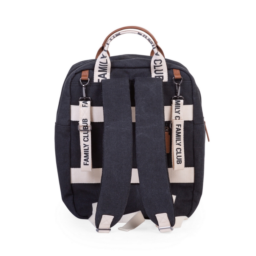 Childhome - Wickelrucksack FAMILY CLUB schwarz