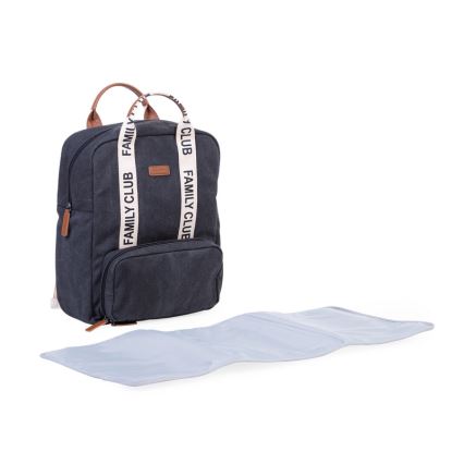 Childhome - Wickelrucksack FAMILY CLUB schwarz