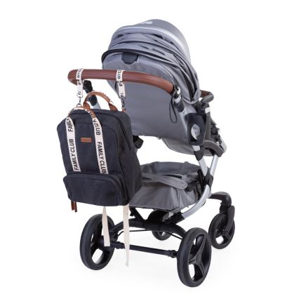 Childhome - Wickelrucksack FAMILY CLUB schwarz