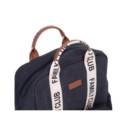 Childhome - Wickelrucksack FAMILY CLUB schwarz