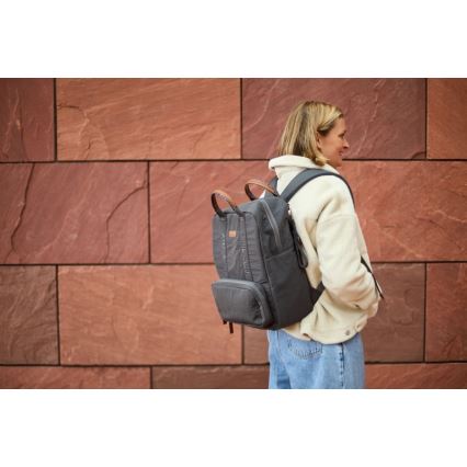 Childhome - Wickelrucksack FAMILY CLUB SIGNATURE grau