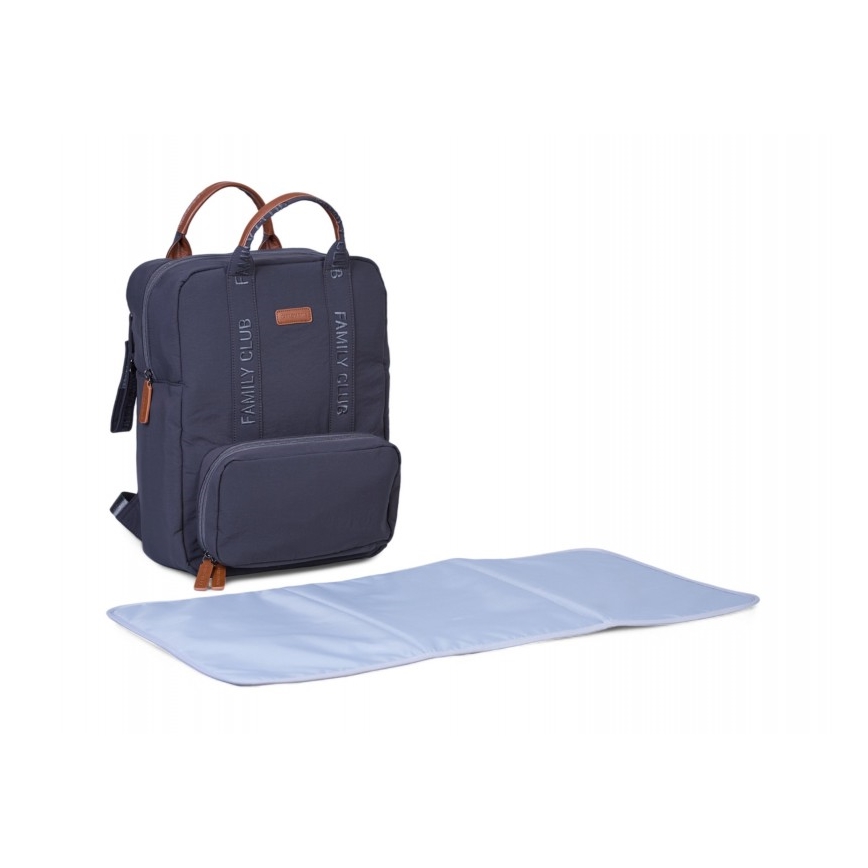 Childhome - Wickelrucksack FAMILY CLUB SIGNATURE grau