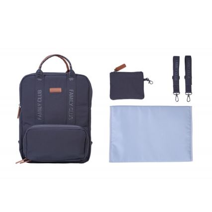 Childhome - Wickelrucksack FAMILY CLUB SIGNATURE grau