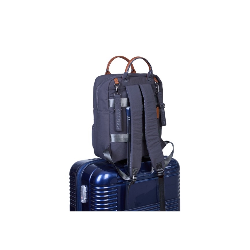 Childhome - Wickelrucksack FAMILY CLUB SIGNATURE grau