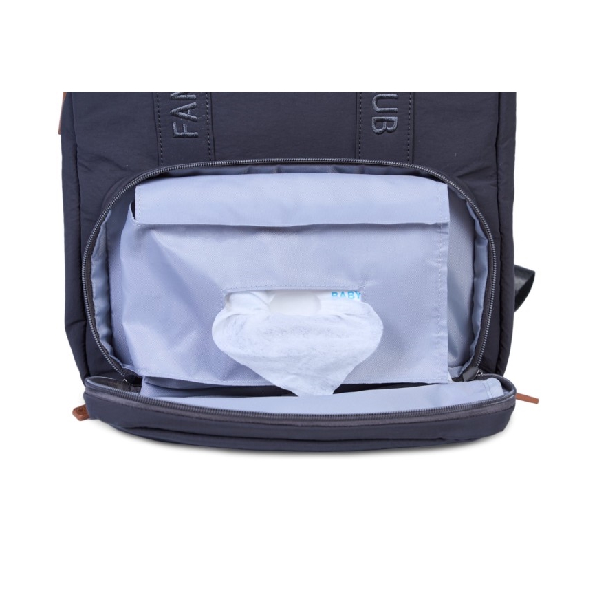 Childhome - Wickelrucksack FAMILY CLUB SIGNATURE grau