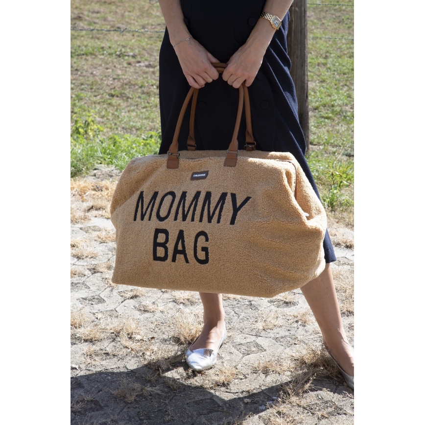 Childhome – Wickeltasche MOMMY BAG braun