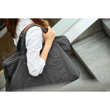 Childhome - Wickeltasche MOMMY BAG grau