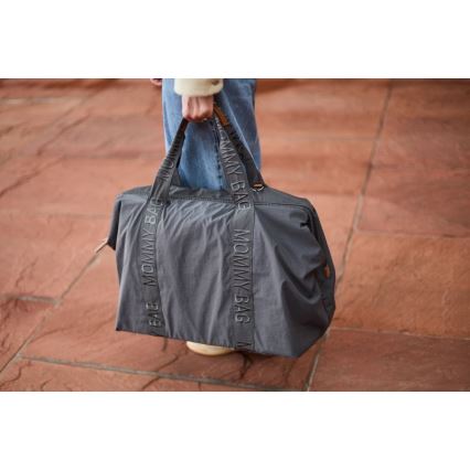 Childhome - Wickeltasche MOMMY BAG grau