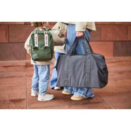 Childhome - Wickeltasche MOMMY BAG grau