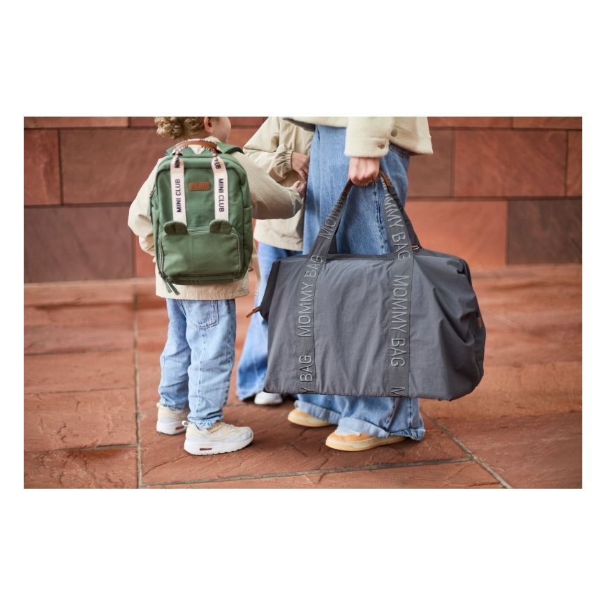 Childhome - Wickeltasche MOMMY BAG grau