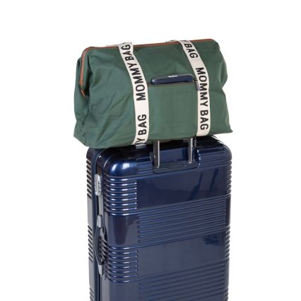 Childhome - Wickeltasche MOMMY BAG grün