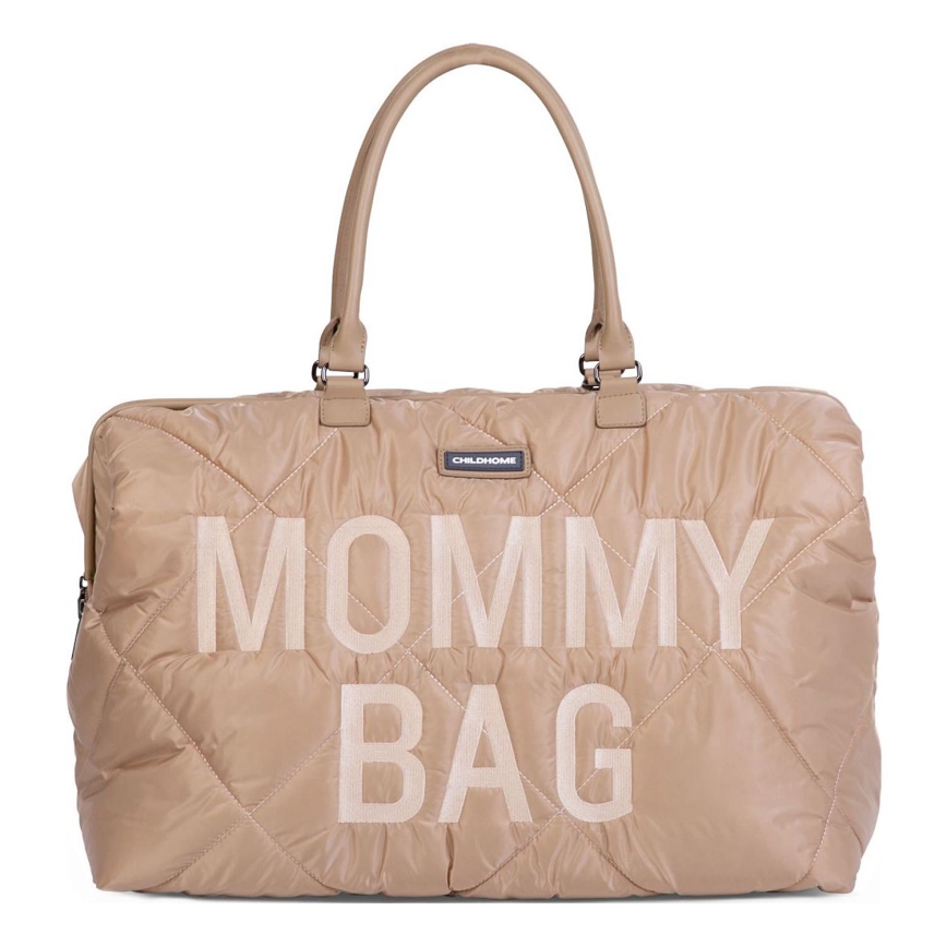 Childhome - Wickeltasche MOMMY BAG PUFFERED beige