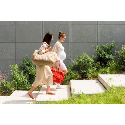 Childhome - Wickeltasche MOMMY BAG PUFFERED beige
