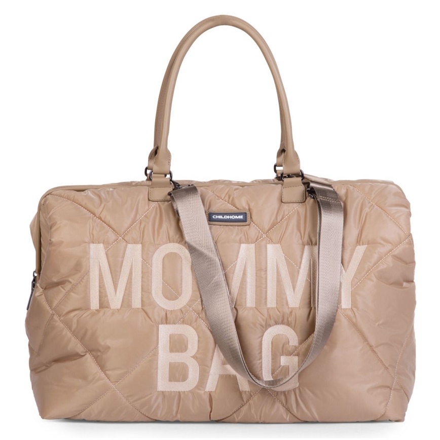 Childhome - Wickeltasche MOMMY BAG PUFFERED beige