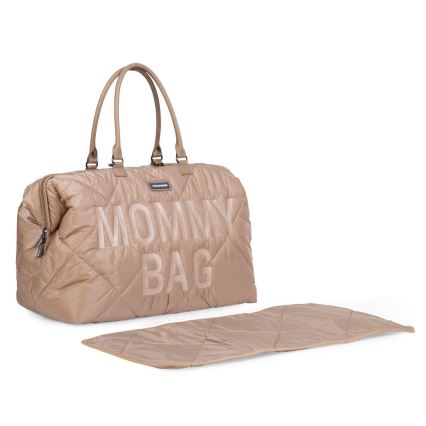 Childhome - Wickeltasche MOMMY BAG PUFFERED beige