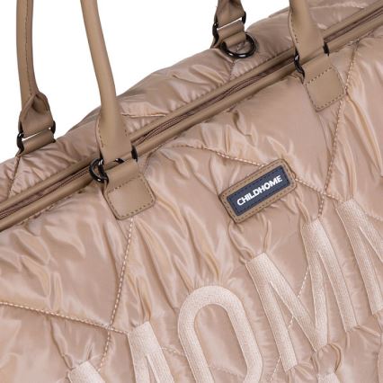 Childhome - Wickeltasche MOMMY BAG PUFFERED beige