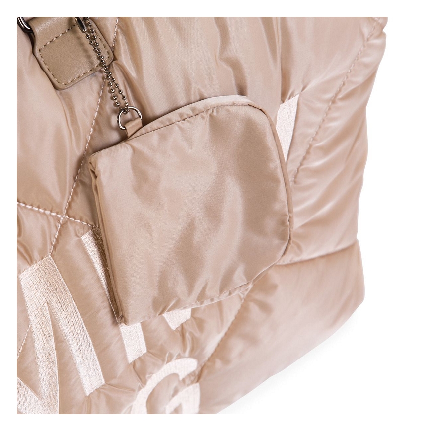 Childhome - Wickeltasche MOMMY BAG PUFFERED beige