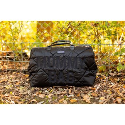 Childhome - Wickeltasche MOMMY BAG PUFFERED schwarz